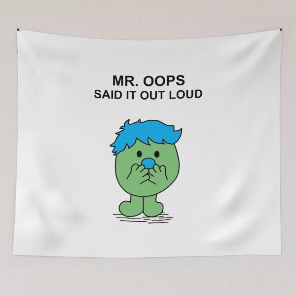 Item preview, Mr. Oops Said it Out Loud designed and sold by Scat the cat.