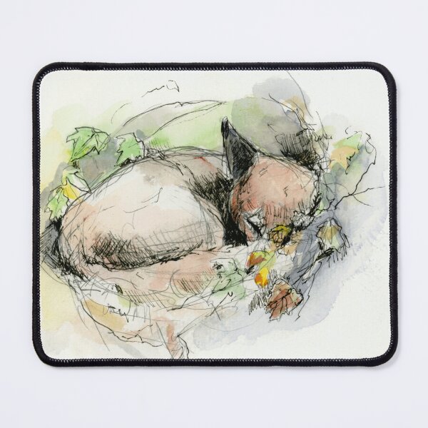 Item preview, Autumn fox dreaming of spring to come  designed and sold by Emma Kirsopp.