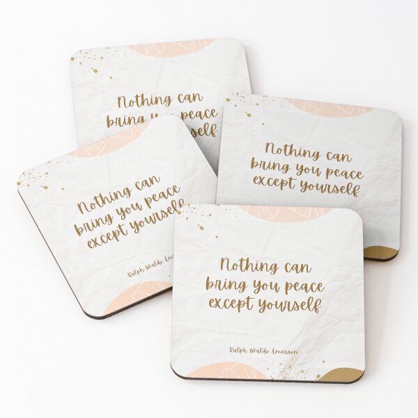Item preview, Nothing can bring you peace except yourself. Ralph Waldo Emerson designed and sold by LifeWisdom.