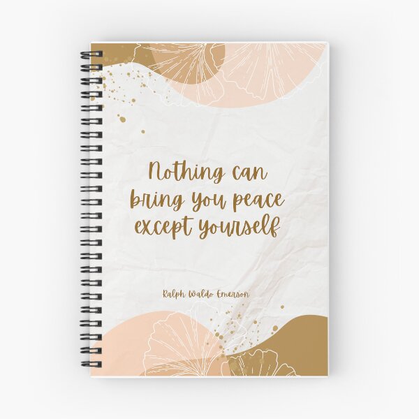 Item preview, Nothing can bring you peace except yourself. Ralph Waldo Emerson designed and sold by LifeWisdom.