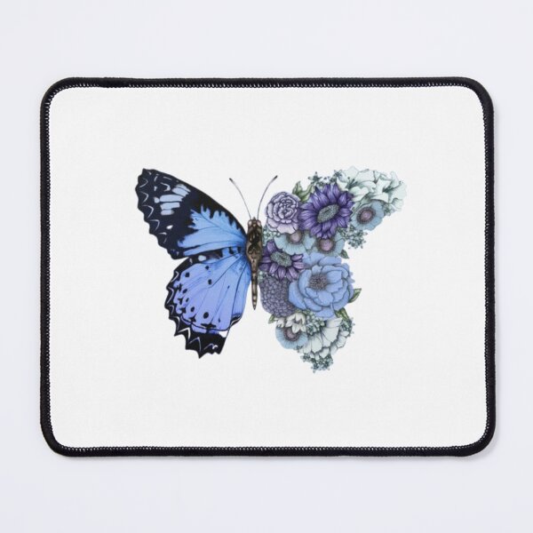 Item preview, Metamorphora | Blue And White Cherry Blossom Sakura Butterfly designed and sold by Stevenobinsun.