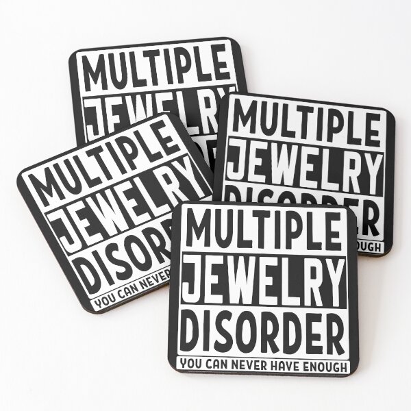 Item preview, Multiple jewelry disorder you can never have enough jewelry lover shopaholic gift designed and sold by MetalicBabe.