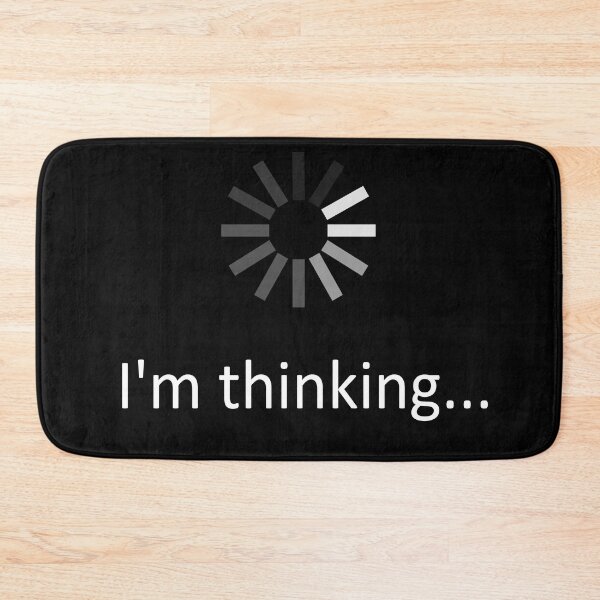 Item preview, I'm thinking - funny computer loading designed and sold by latelierdechris.