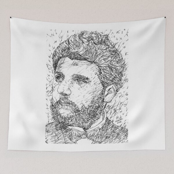 Item preview, GEORGES BIZET black and white pencil portrait .1 designed and sold by lautir.