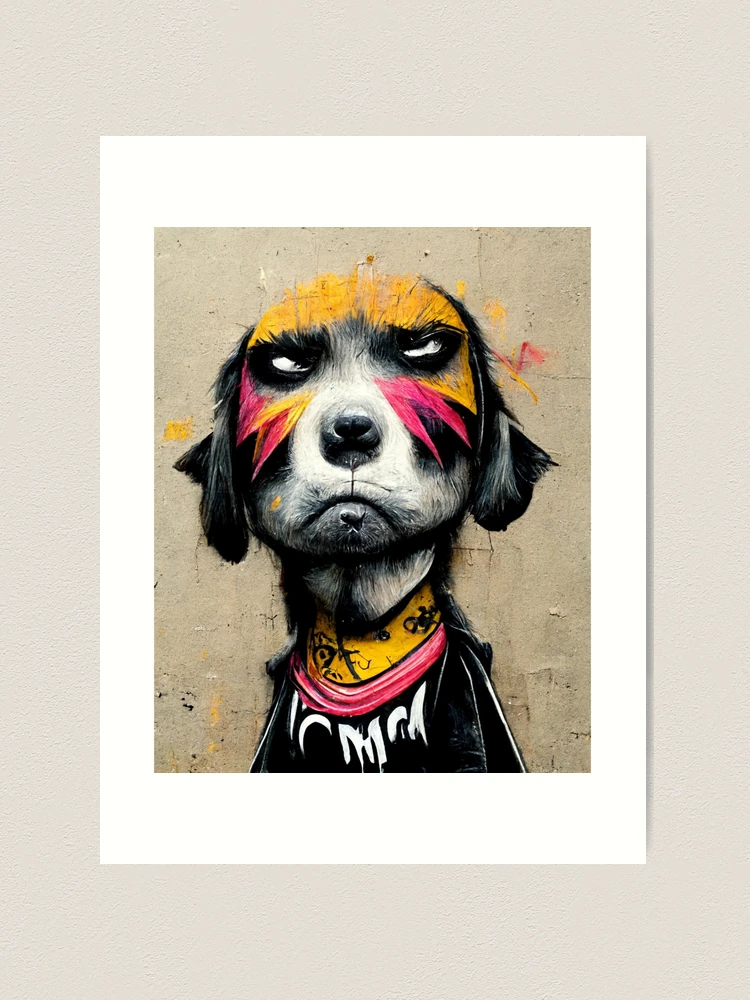 Stanley - Cute Dog Wall Art Print - Studio Patty D