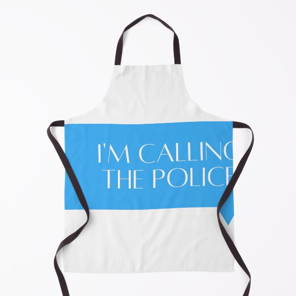 Artikelvorschau, Ich rufe die Polizei (Blau) entworfen und verkauft von illustratedbye.