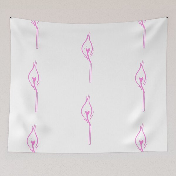 Item preview, Love match stick - pink heart on fire cute gift designed and sold by AnanasArt.
