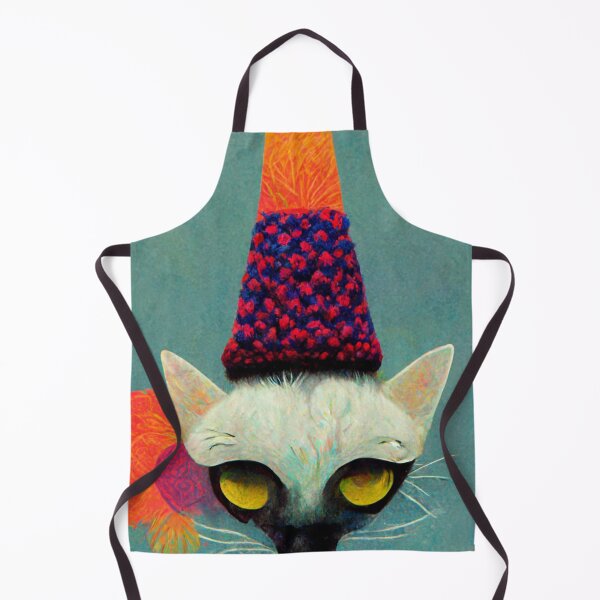 Item preview, Surreal, Super cool low res cat weaing a hat,colourful, designed and sold by AmazinfArt.