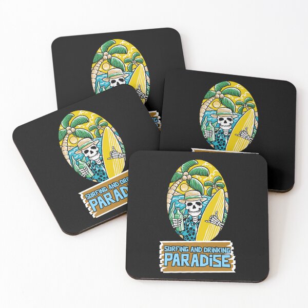 Item preview, SURFING AND DRINKING PARADISE designed and sold by MJ96-PRO.