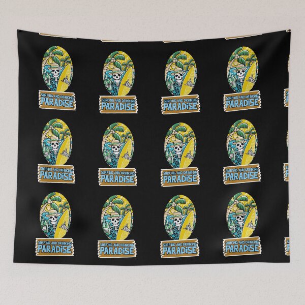 Item preview, SURFING AND DRINKING PARADISE designed and sold by MJ96-PRO.