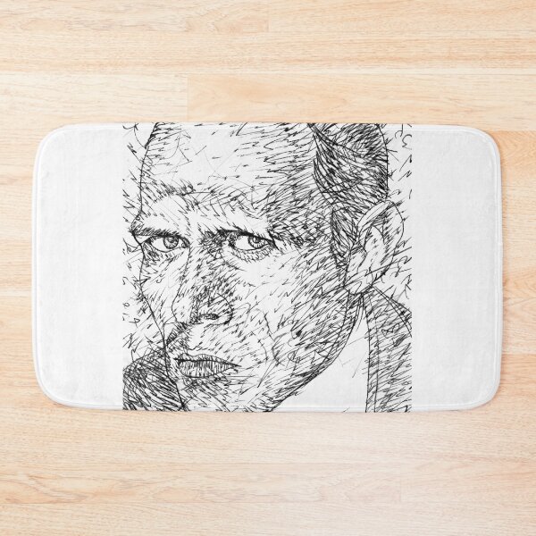 Item preview, DANIIL KHARMS black and white pencil portrait .1 designed and sold by lautir.