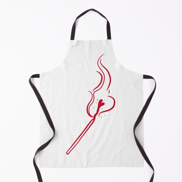 Item preview, love on fire, red heart match stick burning cute gift designed and sold by AnanasArt.