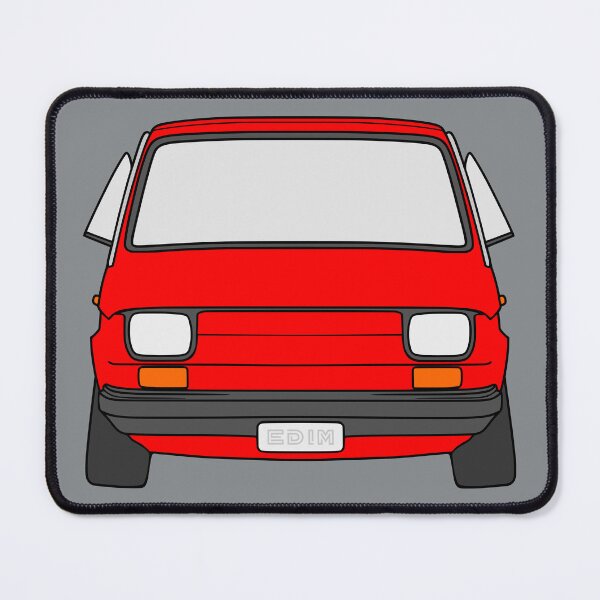 Item preview, Fiat 126 126P Polski Fiat Maluch red color designed and sold by EdimDesign.