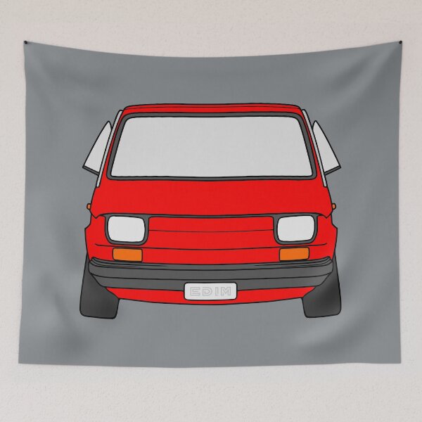 Artikelvorschau, Fiat 126 126P Polski Fiat Maluch rote Farbe entworfen und verkauft von EdimDesign.