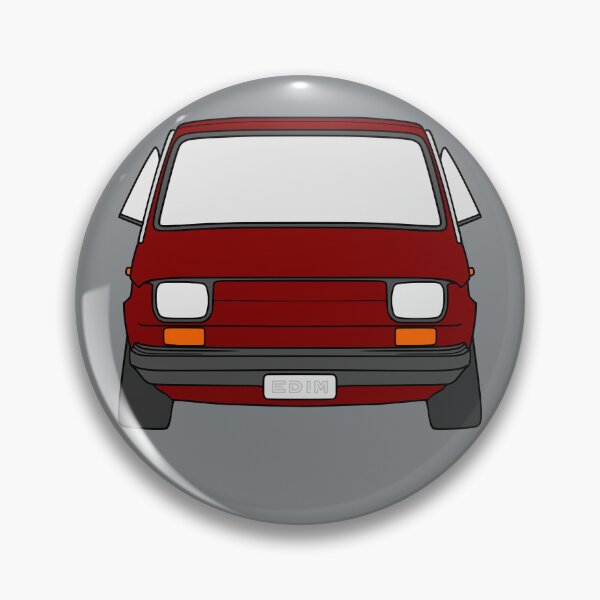 Item preview, Fiat 126 126P Polski Fiat Maluch burgundy color designed and sold by EdimDesign.