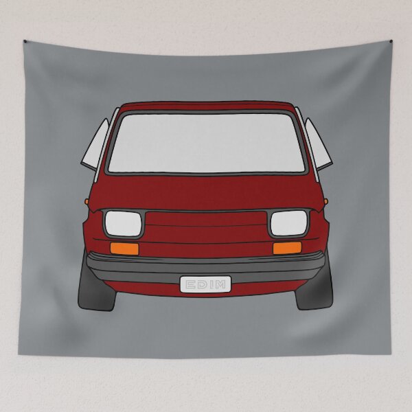 Artikelvorschau, Fiat 126 126P Polski Fiat Maluch Farbe Burgund entworfen und verkauft von EdimDesign.