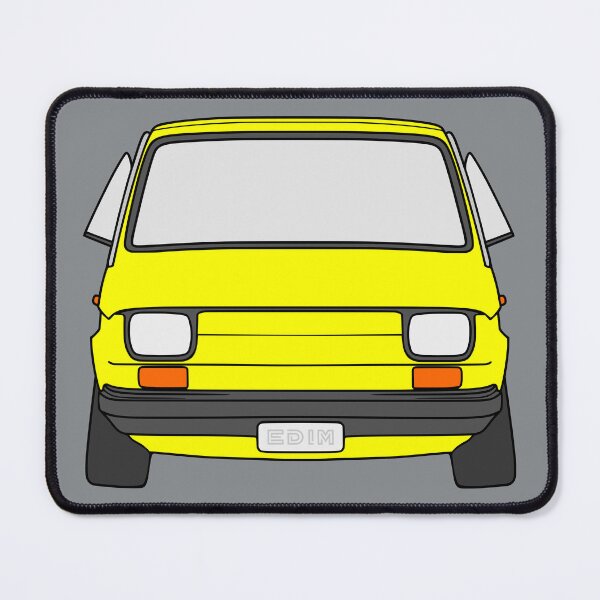 Item preview, Fiat 126 126P Polski Fiat Maluch yellow color designed and sold by EdimDesign.