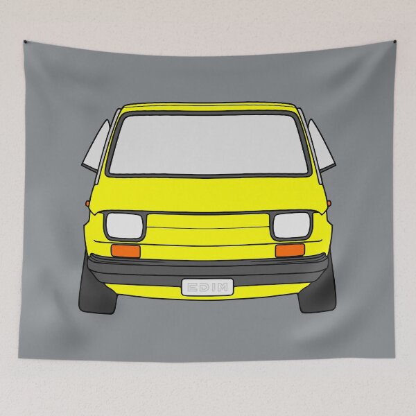Artikelvorschau, Fiat 126 126P Polski Fiat Maluch gelbe Farbe entworfen und verkauft von EdimDesign.
