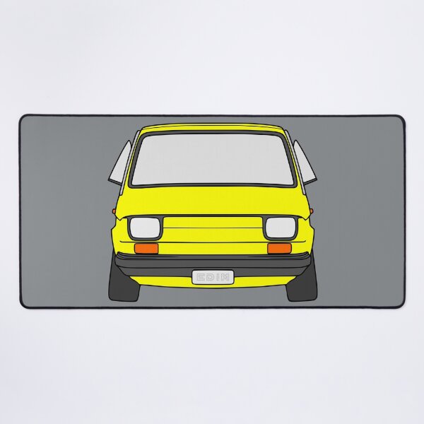 Item preview, Fiat 126 126P Polski Fiat Maluch yellow color designed and sold by EdimDesign.