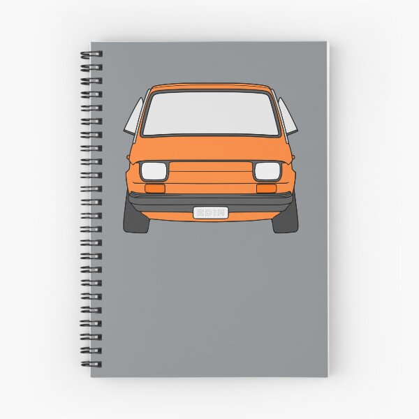 Item preview, Fiat 126 126P Polski Fiat Maluch orange color designed and sold by EdimDesign.