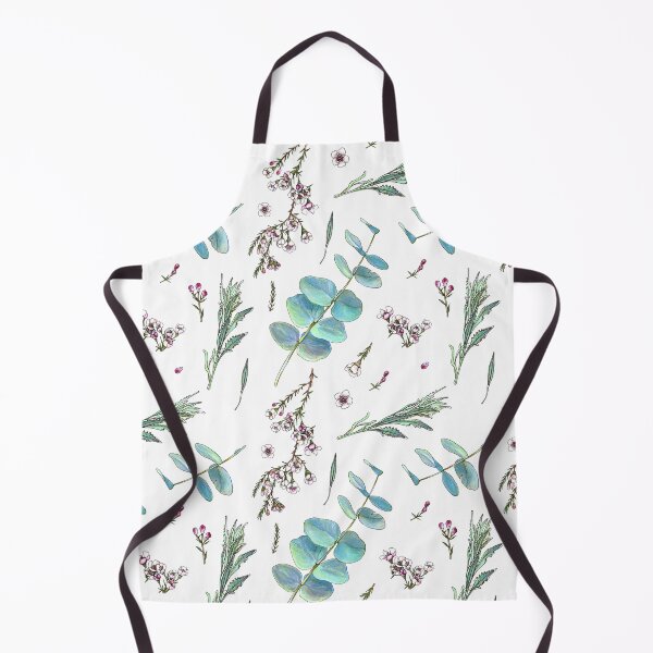 Item preview, Waxflower, silver-leaf stringybark and lavender leaves pattern designed and sold by stasia-ch.