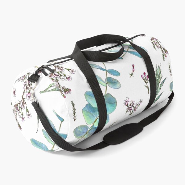 Item preview, Waxflower, silver-leaf stringybark and lavender leaves pattern designed and sold by stasia-ch.