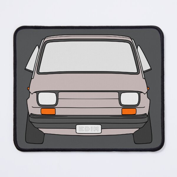 Item preview, Fiat 126 126P Polski Fiat Maluch grey color designed and sold by EdimDesign.