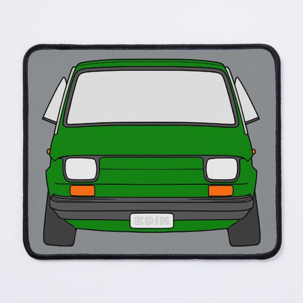 Item preview, Fiat 126 126P Polski Fiat Maluch green color designed and sold by EdimDesign.