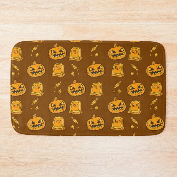 Item preview, Incredible pattern of orange pumpkins to always carry the spirit of Autumn with you designed and sold by Patternschidos.