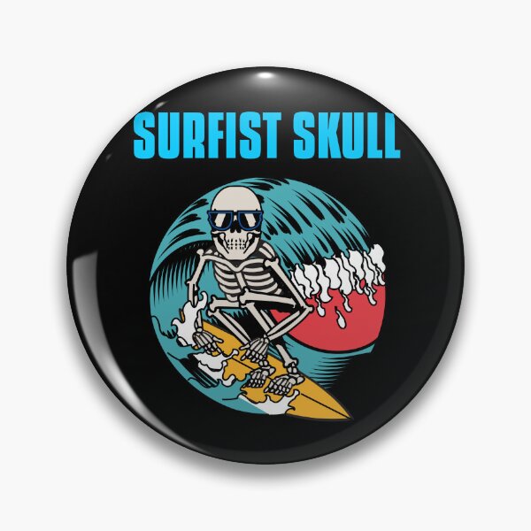 Item preview, THE SURFIST SKULL designed and sold by MJ96-PRO.