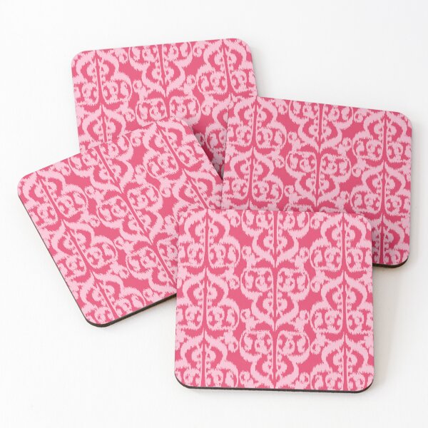 Item preview, Ikat Moorish Damask, Shades of Coral Pink designed and sold by Marymarice.