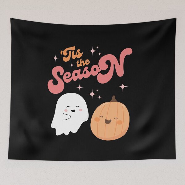 Aperçu de l'œuvre C'est la saison Spooky Funny Retro Halloween créée et vendue par FreeMonkeys.