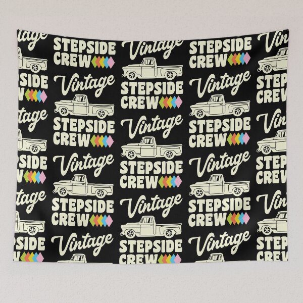 Item preview, Vintage Step Side Pickup Truck Stepside Crew Short Bed Trucks designed and sold by CharJens.
