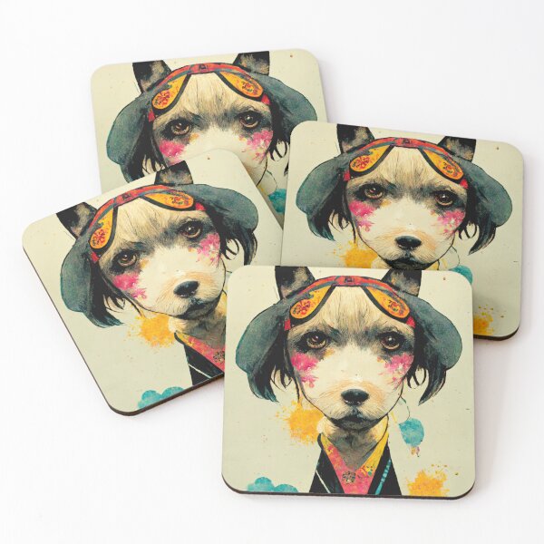 Item preview, portrait dog spray color designed and sold by keyd-studio.