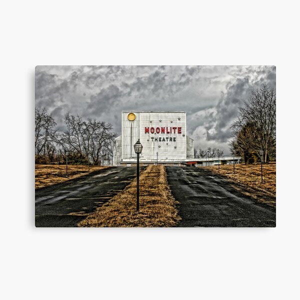 Moonlite Drive-In Canvas Print
