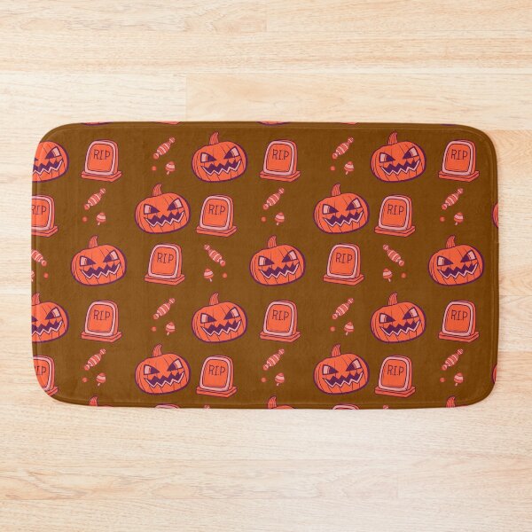 Item preview, Incredible pattern of orange pumpkins to always carry the spirit of Autumn with you designed and sold by Patternschidos.