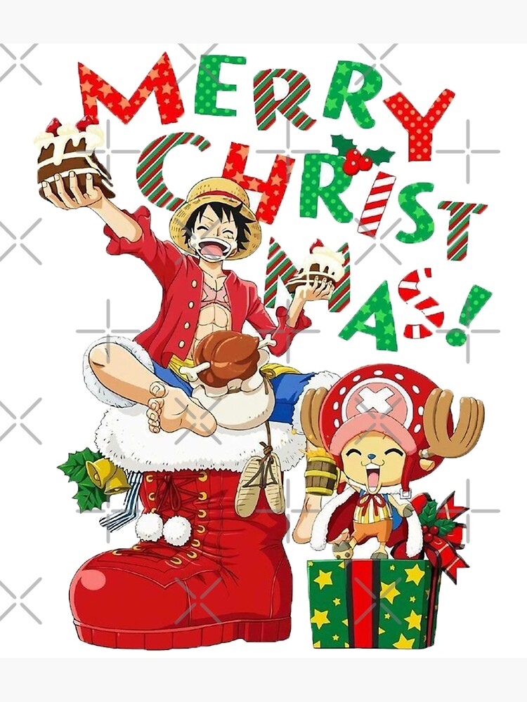 Merry Christmas From Luffy and Chopper One Piece , Luffy and Chopper One  Piece | Greeting Card