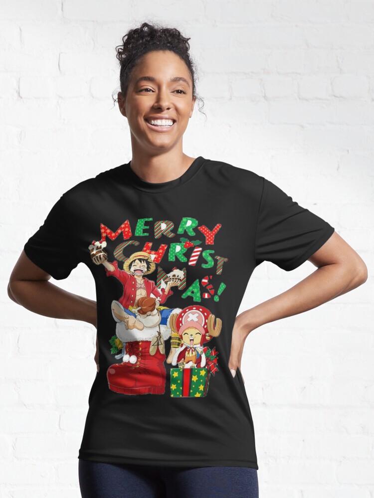 Merry Christmas From Luffy And Chopper One Piece Luffy And Chopper One Piece  Anime Unisex Sweatshirt - Teeruto