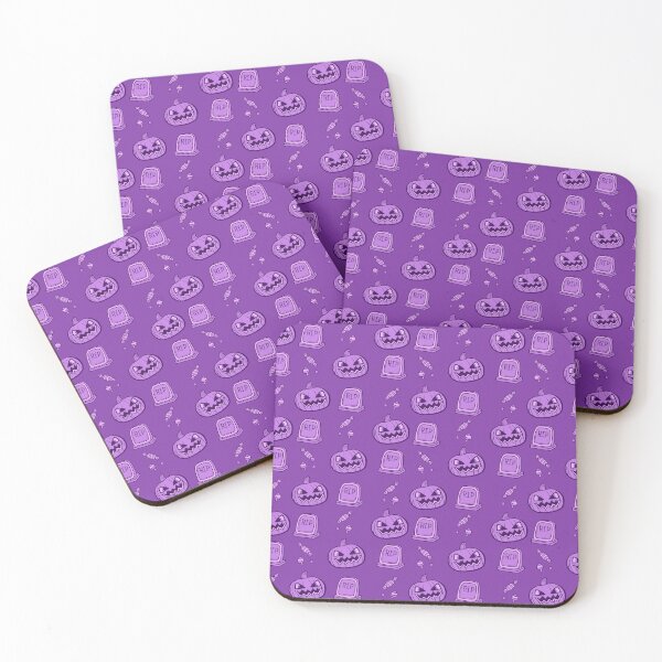 Item preview, Incredible pattern of purple pumpkins with purple to always carry the spirit of Autumn with you designed and sold by Patternschidos.