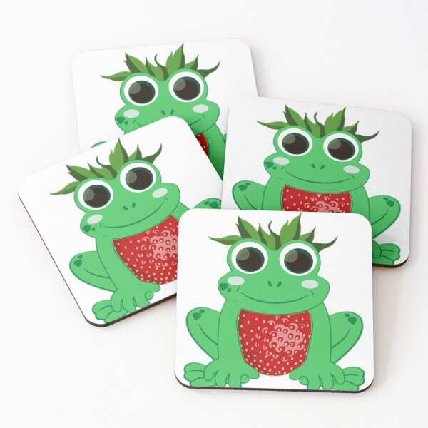 Item preview, Frog With A Strawberry - cool funny frog designed and sold by latelierdechris.