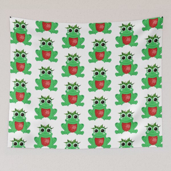 Item preview, Frog With A Strawberry - cool funny frog designed and sold by latelierdechris.
