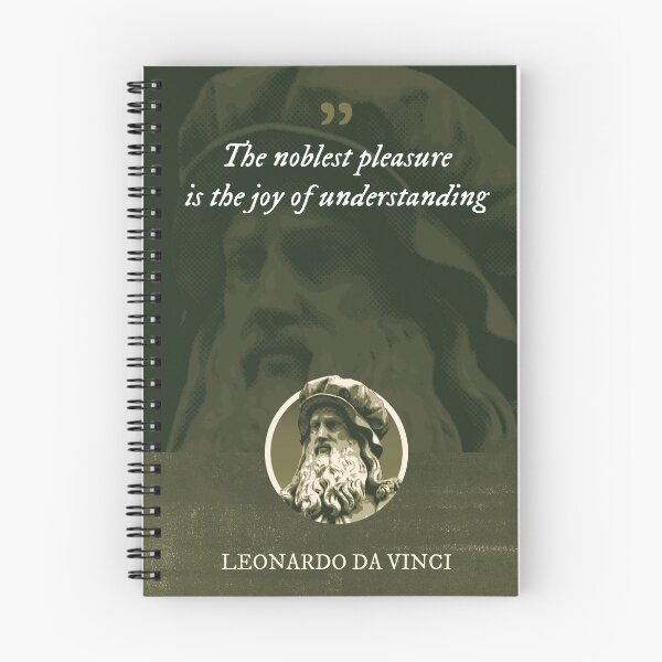 Item preview, Leonardo da Vinci - The noblest pleasure is the joy of understanding designed and sold by Syahrasi.