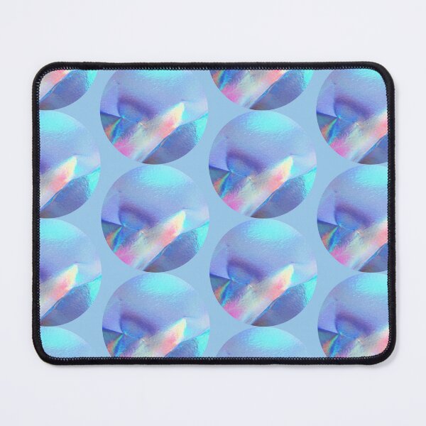 Item preview, Blue neon circle pattern | blue metallic pattern designed and sold by lausn.