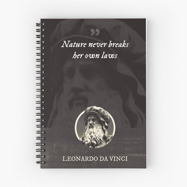 Artikelvorschau, Leonardo da Vinci - Die Natur bricht nie ihre eigenen Gesetze entworfen und verkauft von Syahrasi.