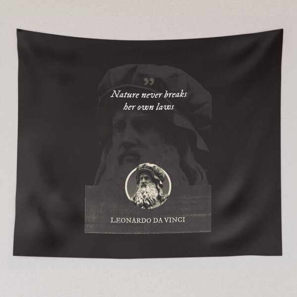 Item preview, Leonardo da Vinci - Nature never breaks her own laws designed and sold by Syahrasi.