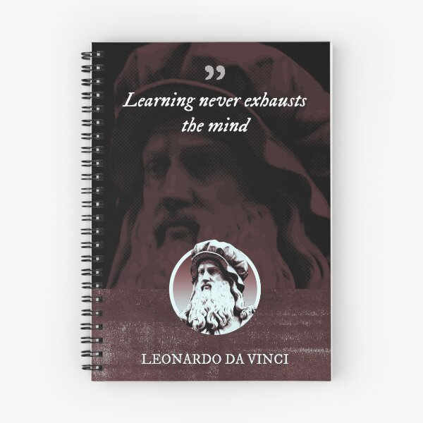 Item preview, Leonardo da Vinci - Learning never exhausts the mind designed and sold by Syahrasi.