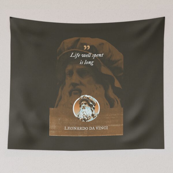Item preview, Leonardo da Vinci - Life well spent is long designed and sold by Syahrasi.