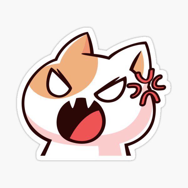 Angry Grumpy Cat Meme Twitch Emote Discord Animated Funny Cute 