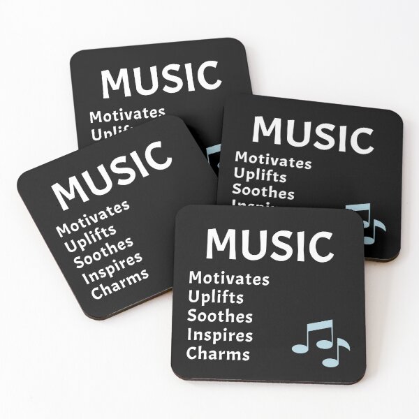 Item preview, Music Motivates Uplifts Soothes Inspires Charms designed and sold by philevera.