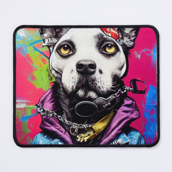 Item preview, dog wall paint spray colorful designed and sold by keyd-studio.